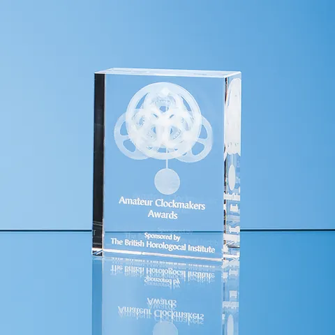 Optical Crystal Rectangle Award, H or V