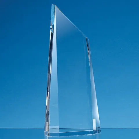 Optical Crystal Facetted Peak Award