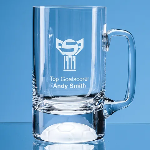Handmade Football Base Beer Tankard