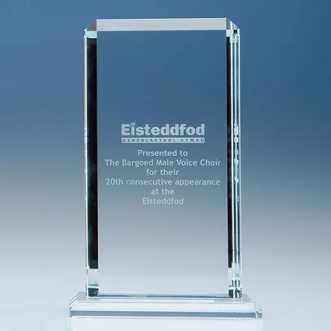 Clear Glass Echo Award