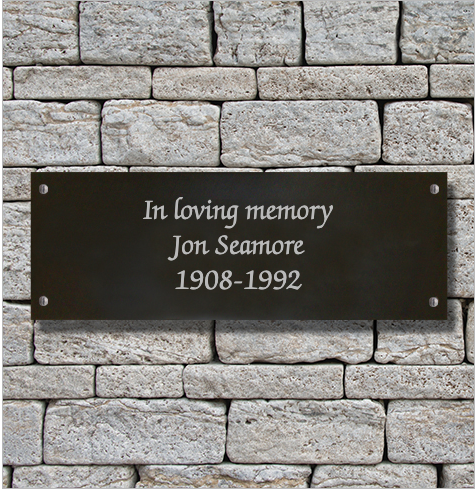 Slate & Stone memorial plaques
